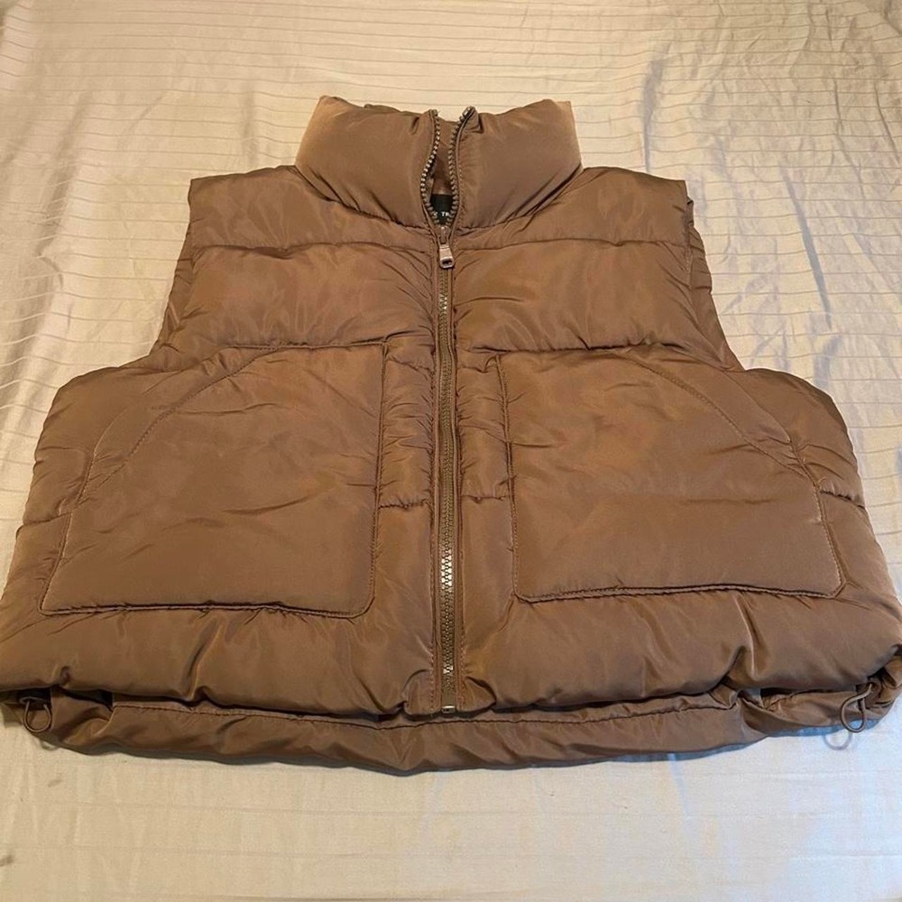 Brown Puffer Vest